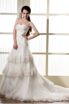 Tulle Sweetheart A-Line Dress with Embroidery 