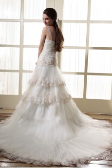 Tulle Sweetheart A-Line Dress with Embroidery 