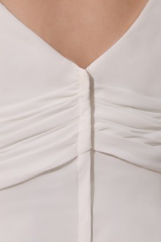 Floor Length V-Neck Plus Size Gown