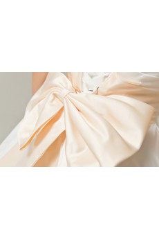 Satin Sweetheart A-line Gown