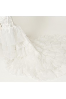 Organza Sweetheart Mermaid Gown with Pearls