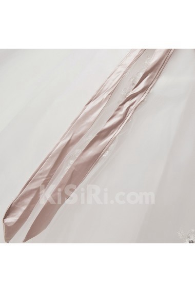 Satin Sweetheart Floor Length Ball Gown with Crystal