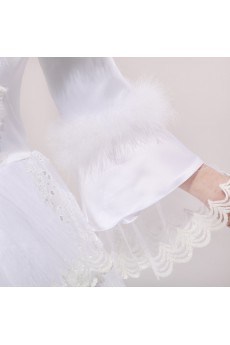 Organza Jewel Neckline Floor Length Ball Gown with Sequins