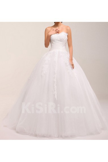 Lace Sweetheart Ball Gown Dress with Sequins