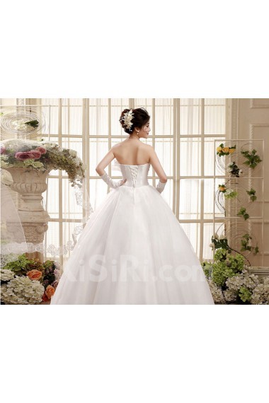 Tulle Sweetheart Ball Gown Dress with Beading and Sequins