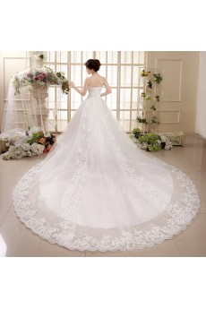 Tulle Sweetheart Ball Gown Dress with Beading and Embroidery
