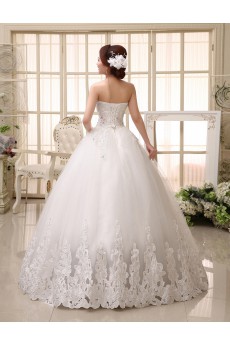 Tulle Sweetheart Ball Gown Dress with Sequin