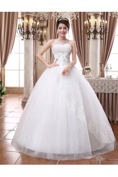 Lace and Tulle sweetheart Ball Gown Dress with Sequin