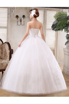 Lace and Tulle sweetheart Ball Gown Dress with Beading