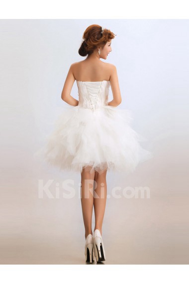 Tulle Sweetheart Sheath Dress with Beading