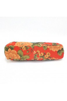 Velvet Embroidery Peony Handbag/Clutche