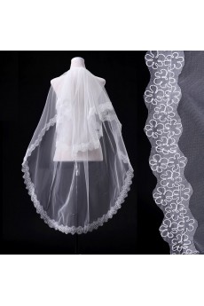 Fingertip Wedding Veil