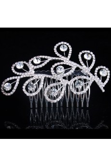 Beauitful Alloy and Rhinestiones Bridal Headpiece