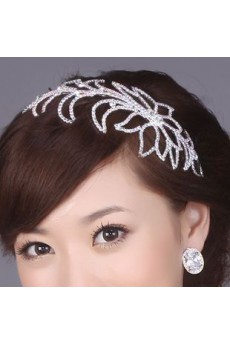 Beauitful Rhinestone and Zircon Wedding Headpiece 