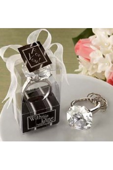 Personalized Diamond Design Keyring Favor (Three Color Avaliable)