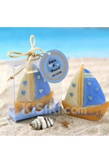 "The Love Boat" Candle in Ocean