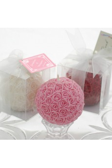 Love Roses Ball Candle