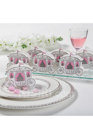 "Enchanted Carriage" Fairytale Themed Favor Box (Set of 12)
