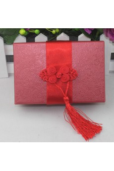 Square Favor Box With Chinese Knot