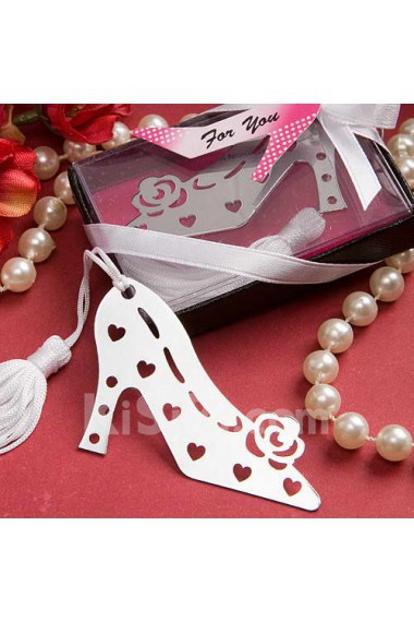 Stainless Steel Shoe Designed Bookmark Wedding Favor