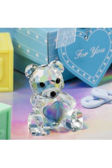 Crystal Collection Baby Shower Favors Teddy Bear
