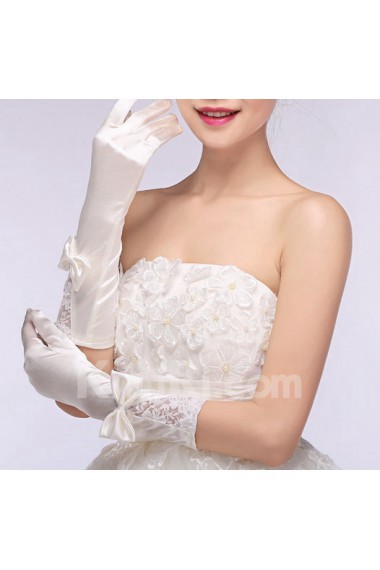 Elbow Length Bridal Wedding Gloves