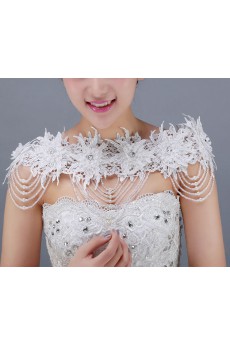 Ladies'Wedding Rhinestone Lace Flower Shoulder Chains