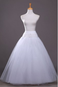 A-Line 2 Tier Floor Length Bridal Wedding Petticoat