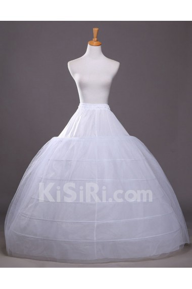 Ball Gown 2 Tier Floor Length Women Wedding Petticoat Underskirt