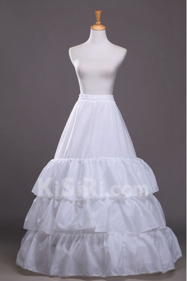 A-Line 3 Tier Floor Length Underskirt Slip/Wedding Petticoat