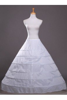 White Floor Length Wedding Bridal Hoop Petticoat Slip