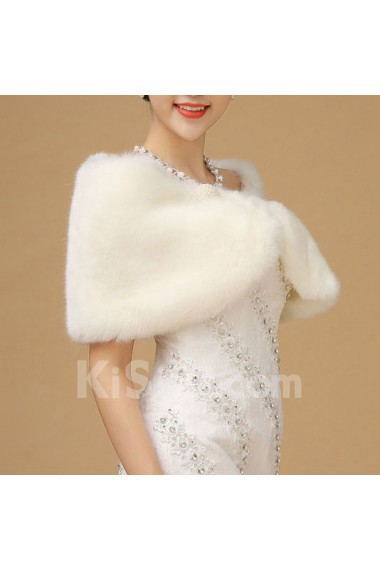 Nice Faux Fur With Pear Wedding/Party / Evening Wrap/Shawl
