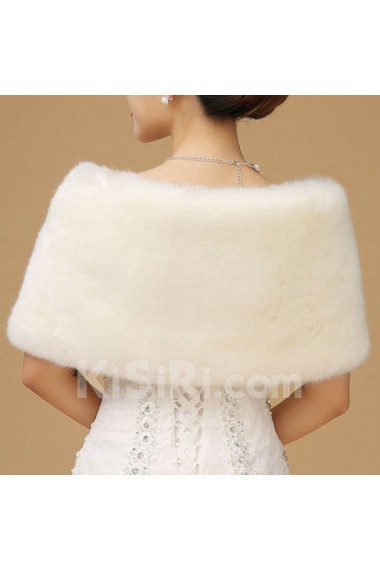 Nice Faux Fur With Pear Wedding/Party / Evening Wrap/Shawl