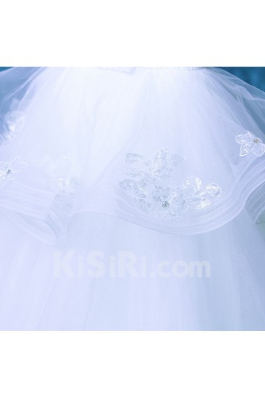 Lace, Organza Scoop Floor Length Cap Sleeve Ball Gown Dress with Sequins