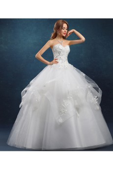 Tulle Sweetheart Floor Length Sleeveless Ball Gown Dress with Sequins