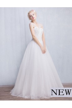 Tulle, Lace V-neck Floor Length Cap Sleeve Ball Gown Dress with Beads