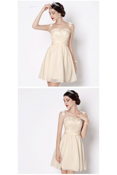 Chiffon Short/Minin A-line Dress