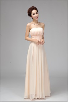 Lace, Chiffon Floor Length A-line Dress