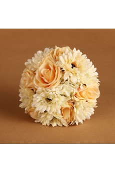 Vivid Romantic Ivory And White Wedding Bridal Bouquet
