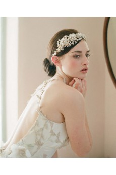 Handmade Alloy Crystal Wedding Headpieces with Rhinestone