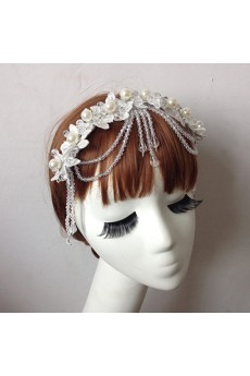 Lace Wedding Headpieces with Beads