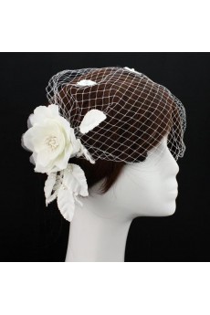 Fabric and Yarn Wedding Headpieces