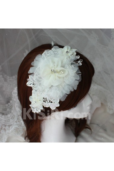 Fabric Wedding Headpieces with Rhinestone