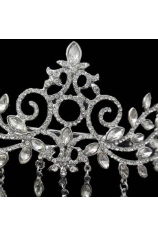 Alloy Crystal Crown Wedding Headpieces with Rhinestone