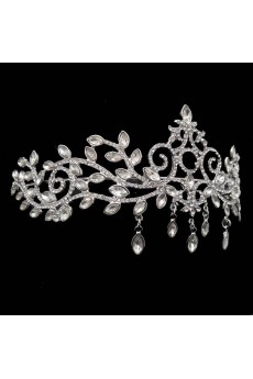 Alloy Crystal Crown Wedding Headpieces with Rhinestone