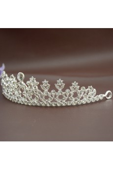 Alloy Crown Wedding Headpieces with Rhinestone