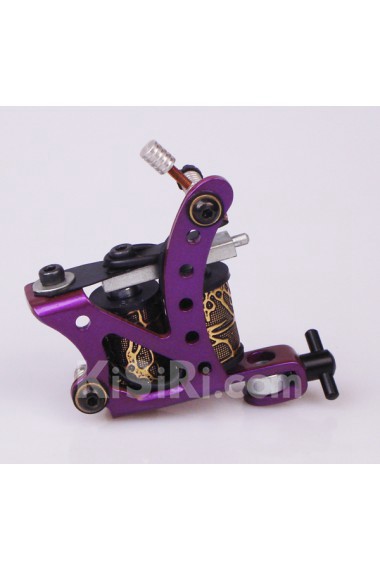 6 Professional Tattoo Machines Kit with LCD Power Supply and 54 Colors