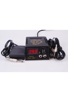 Two Tattoo Guns Kit with LCD Power Supply (Include 1 Rotary Tattoo Machine)
