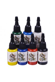 Professional Tattoo Gun Kit for Lining and Shading with 7 Colors
