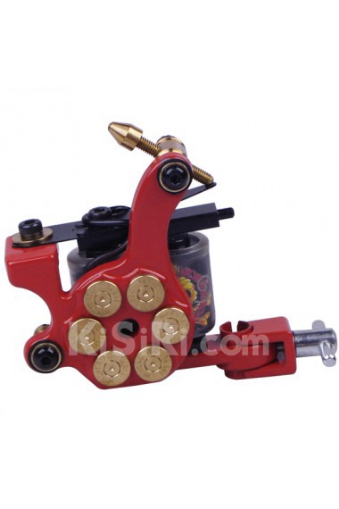 2 Bullet Tattoo Machines Kit with LED Power Supply and 28 Colors